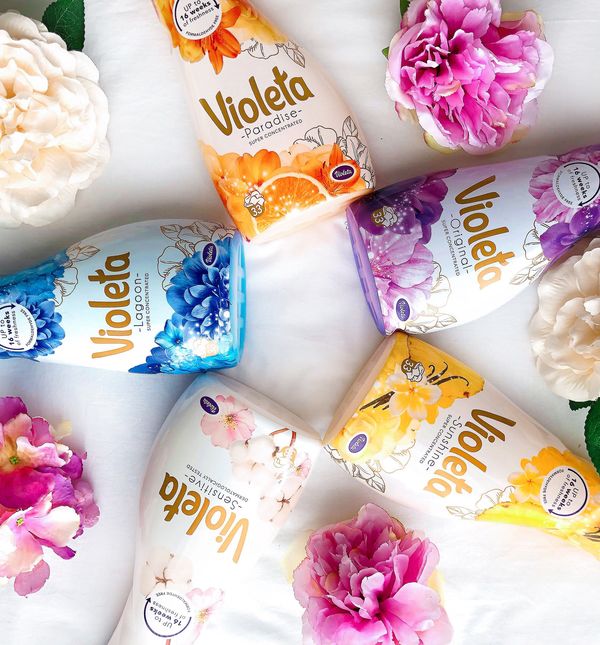 Violeta omekšivači