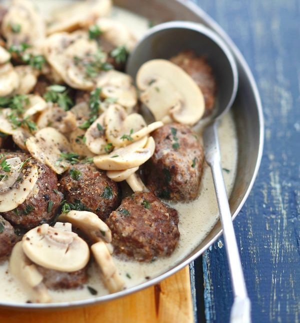 Okruglice u umaku od šampinjona