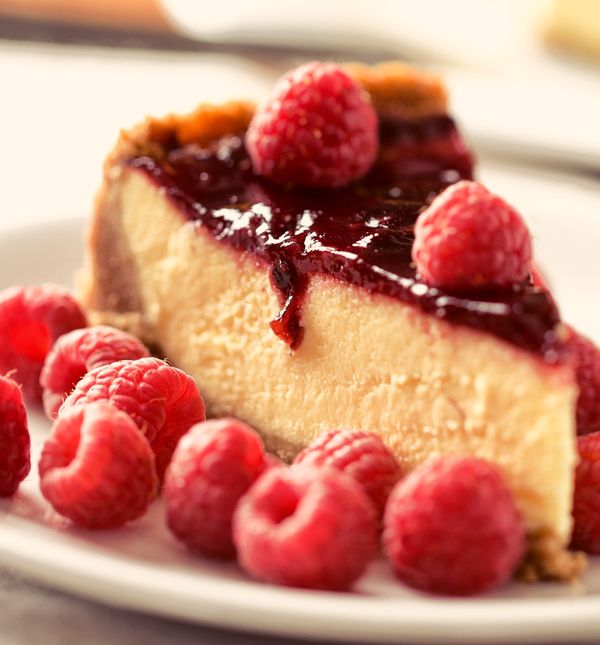 Cheesecake s malinama