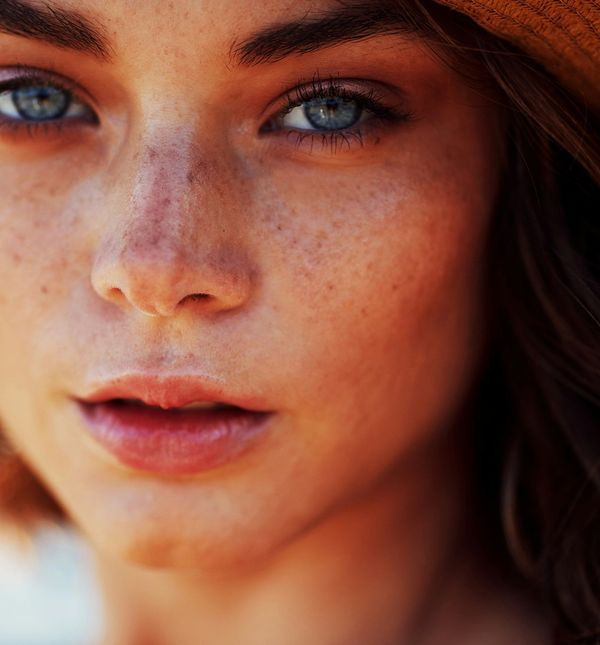 Žena s prekrasnom kožom