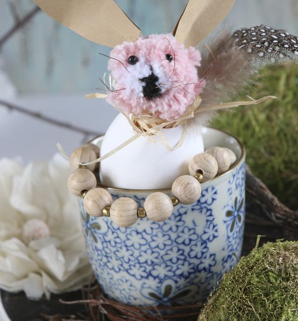 Ljuska jaja može postati savršena podloga za slatkog zečića