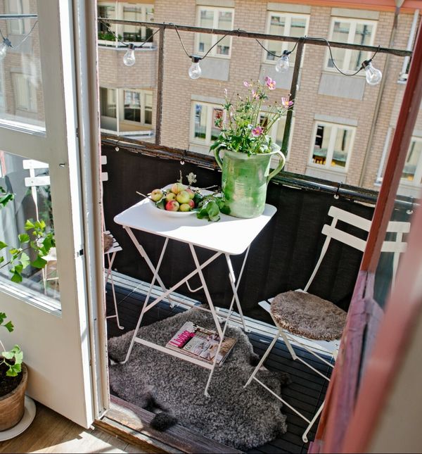 I mali balkon može biti lijepo i skladno uređen