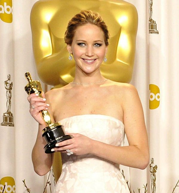 Jennifer Lawrence na Oscarima 2013.