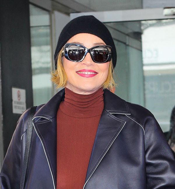 Sharon Stone snimljena je na odlasku sa snimanja showa Drew Barrymore u New Yorku