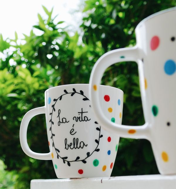 kreativna splitska mama Jelena Petričević sasvim je spontano odlučila oslikavati keramičko posuđe