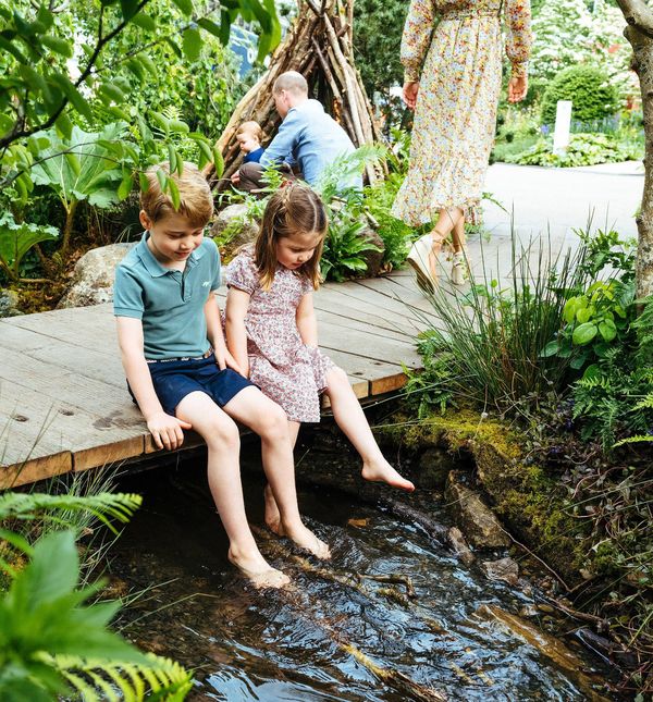 George, Charlotte i Louis posjetili su vrt koji je Catherine dizajnirala za izložbu cvijeća