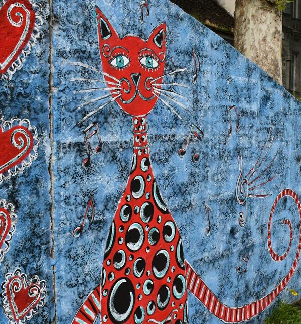 Mural umjetnice Maje Jagodić u Slavonskom Brodu