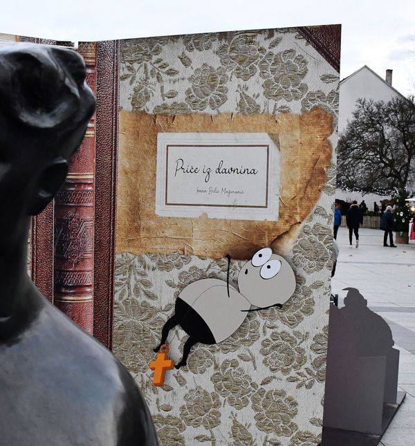 Bista hrvatske spisateljice Ivane Brlić-Mažuranić na Korzu u Slavonskom Brodu