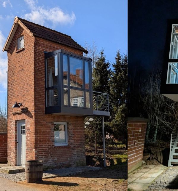 Mala kuća od jednog metra kvadratnog po etaži