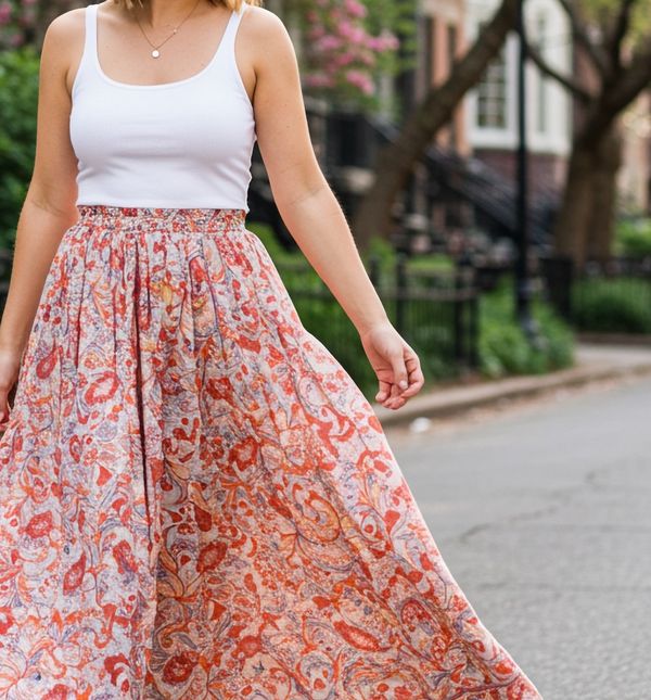 Maksi suknje su omiljeni dodatak proljetoj garderobi