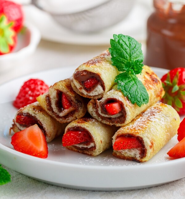 Nutella rolice s jagodama