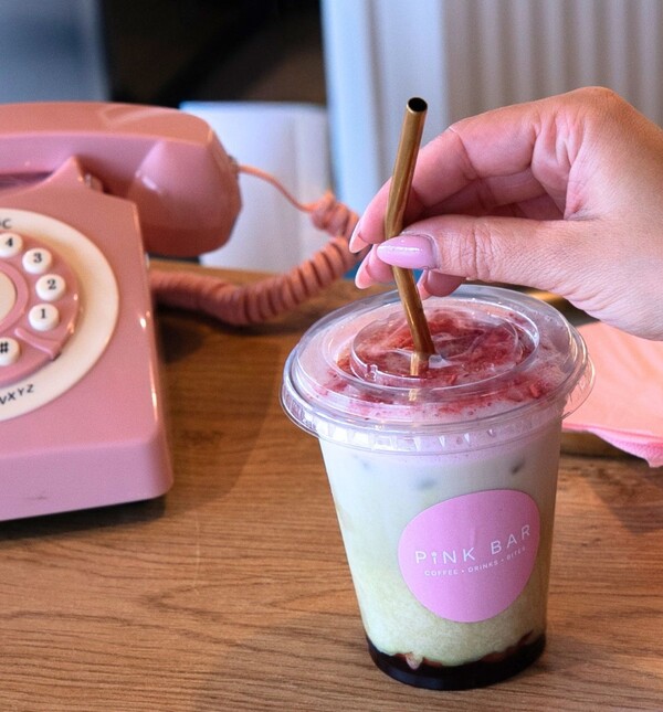 Pink Matcha Latte