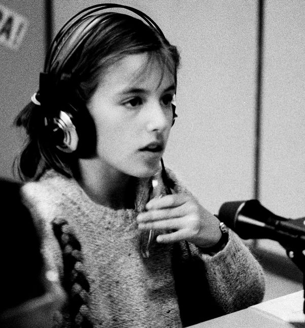 Letizia 1984. godine tijekom vođenja jedne radijske emisije za mlade