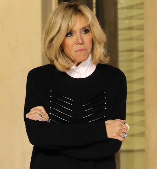Brigitte Macron na sastanku u Elizejskoj palači - 1