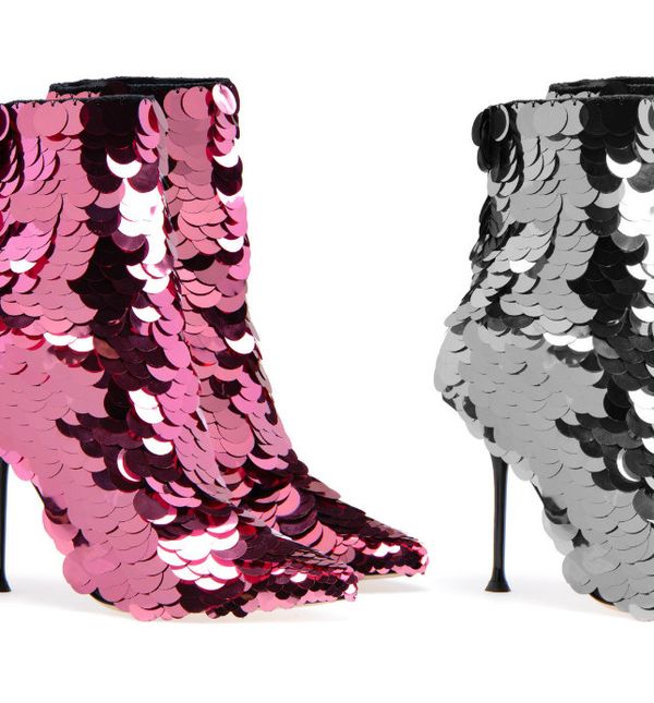 Sergio Rossi, čizmice sa šljokicama