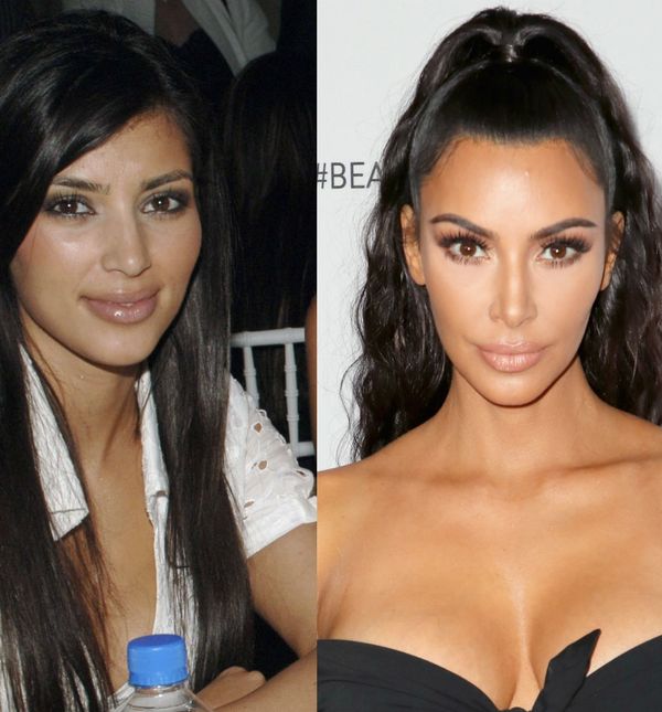 Kim Kardashian 2006. i 2018. godine