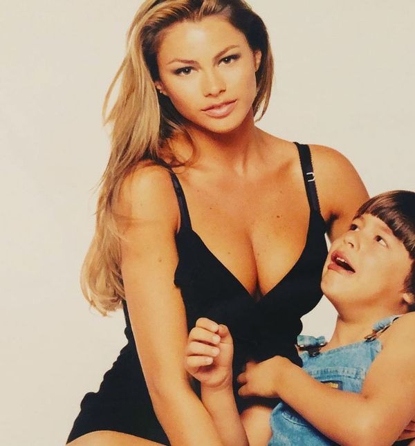 Sofia Vergara sa sinom Manolom devedesetih godina