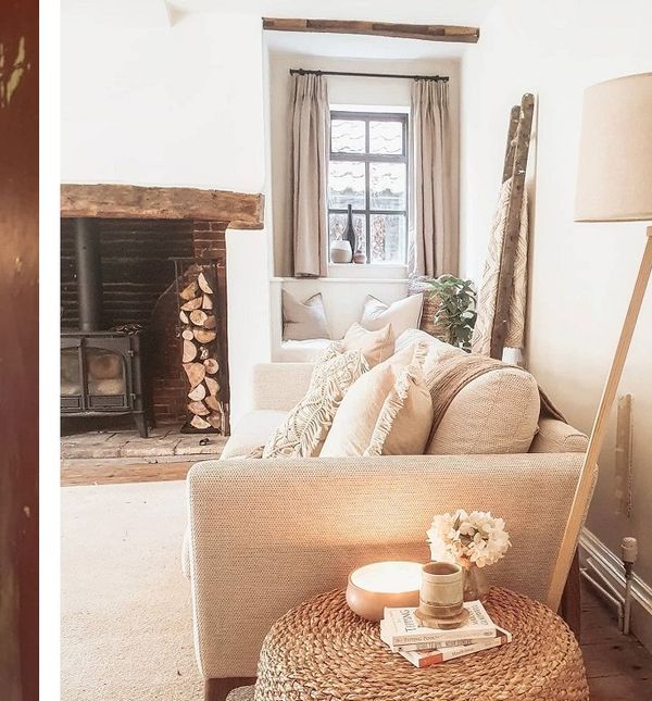 Dnevni boravk prije i poslije