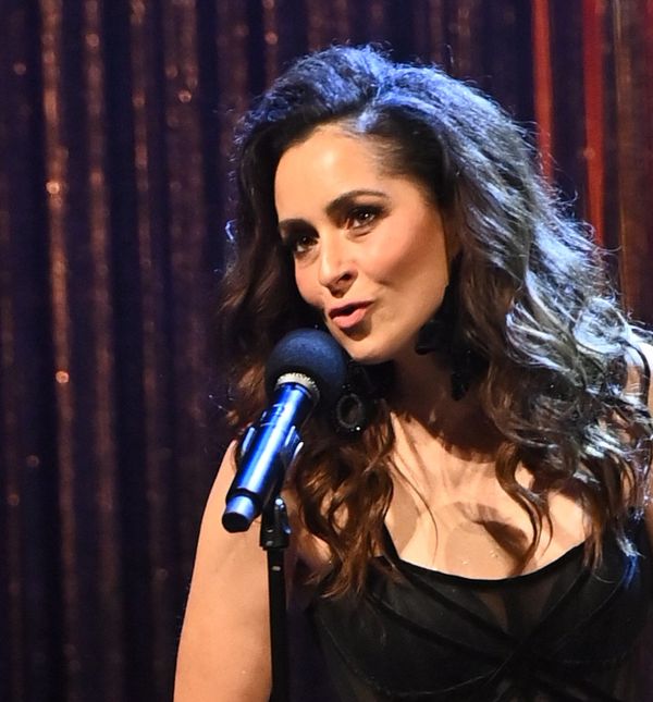 Zrinka Cvitešić na dodjeli 32. Nagrade hrvatskog glumišta u zagrebačkom HNK