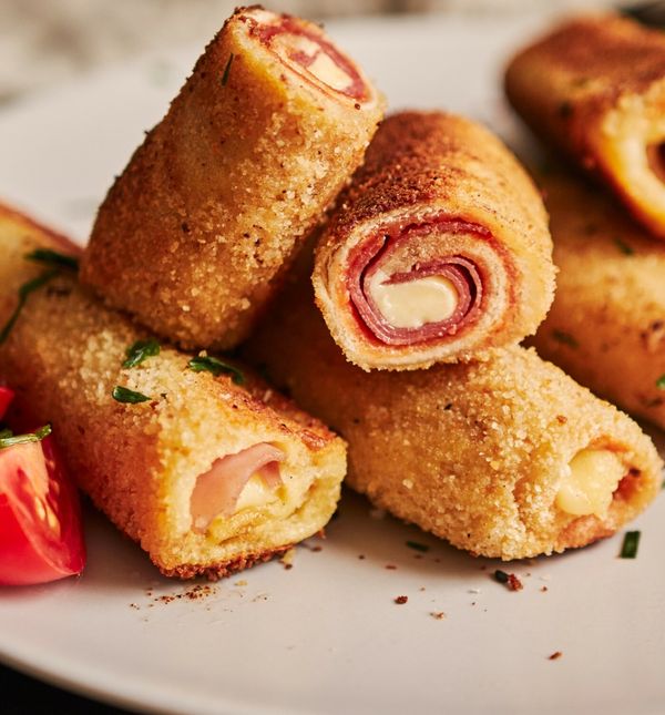 Pohane rolice sa šunkom i sirom