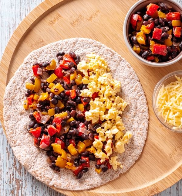 Tortilja s jajima i grahom