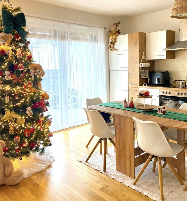 Božićno uređenje stana Monike Avdiji