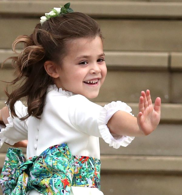 Theodora Williams, kći Robbieja Williamsa bila je djeveruša na vjenčanju princeze Eugenie