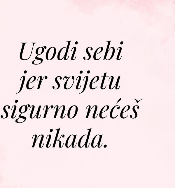 Savjet koji biste dali sami sebi kad vam je bilo 20 godina