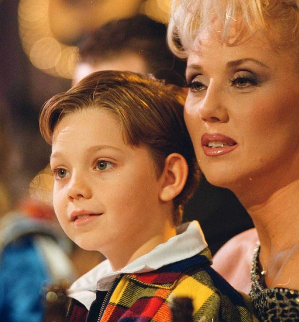 Lepa Brena sa sinom Stefanom