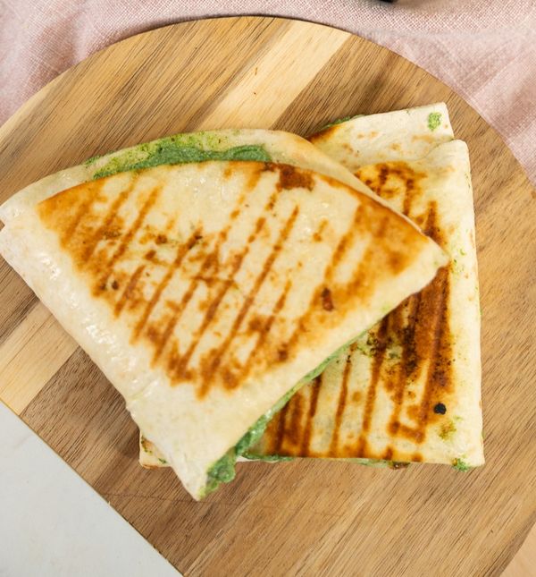 Brzi zeleni wrap sa špinatom