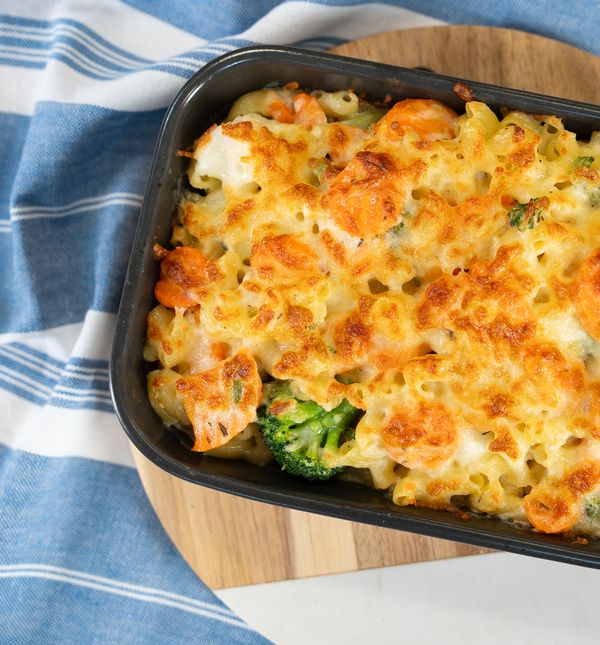 Zapečena tjestenina s povrćem i sirom