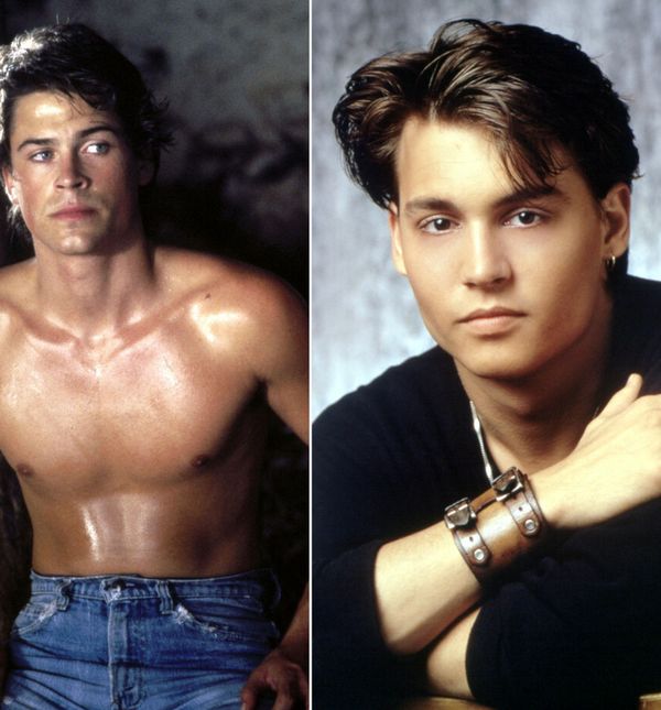 Rob Lowe, Johnny Depp i Patrick Swayze