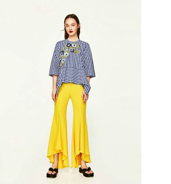 Zarin model suknja-hlača s volanima iz prošlogodišnje kolekcije