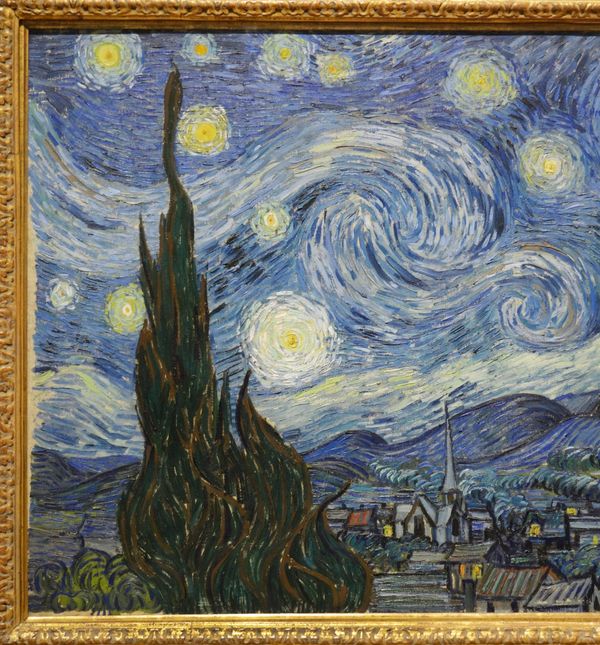 Zvjezdano nebo slikaar van gogah nalazi se u njujorškoj MOMA-i