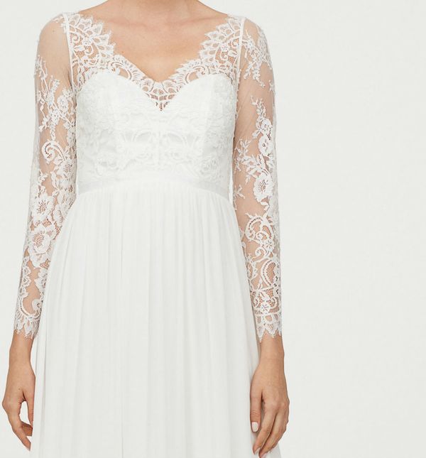 H&M ima tri nova modela vjenčanica, a jedan se ističe romantičnim čipkastim rukavima