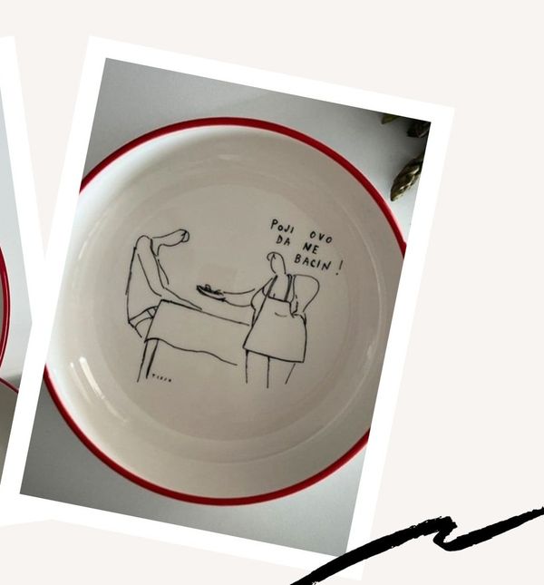 Tisjini Oni na tanjurima