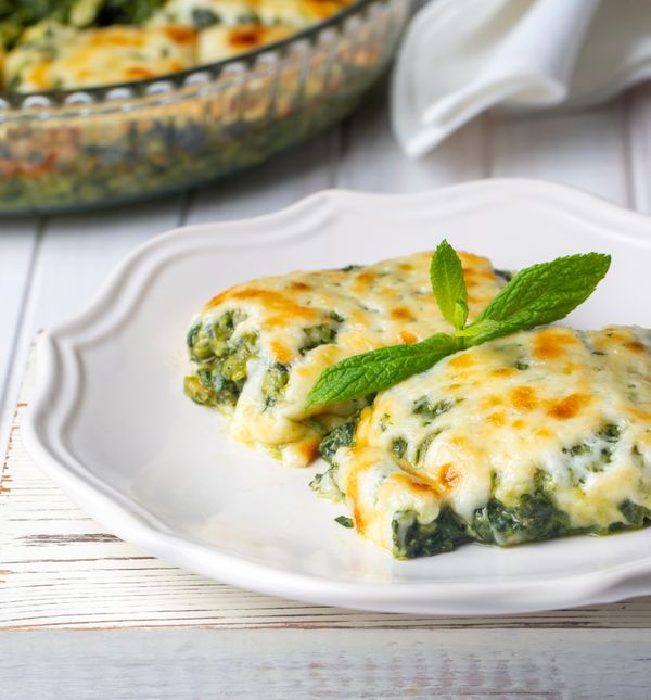 Zapečene palačinke sa špinatom i šunkom odlične su i hladne