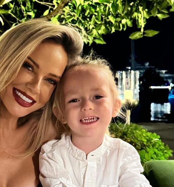 Maja Šuput sa sinom Bloomom