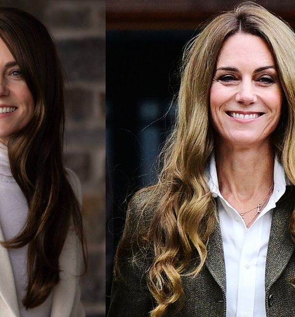 Princeza od Walesa kao brineta i plavuša