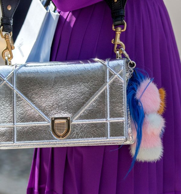 Ljubičasta boja u street style izdanjima s Tjedna mode - 4