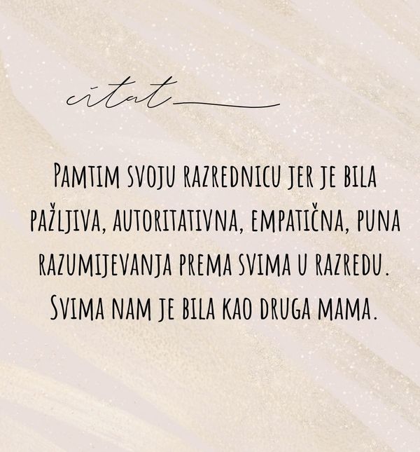 Izjave o učiteljima