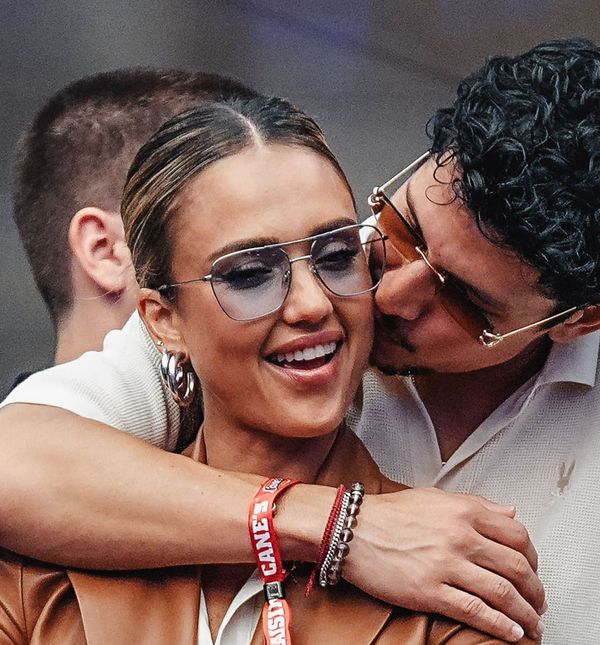 Jessica Alba i Danny Ramirez na US Openu