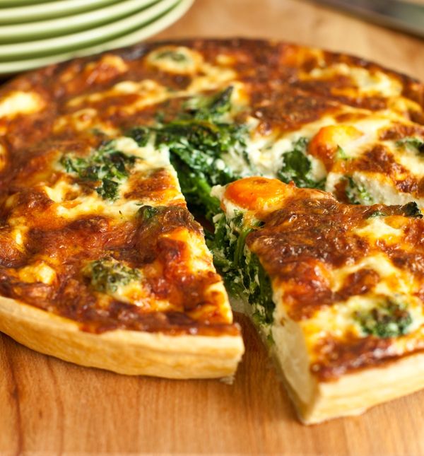 Quiche sa špinatom i sirom