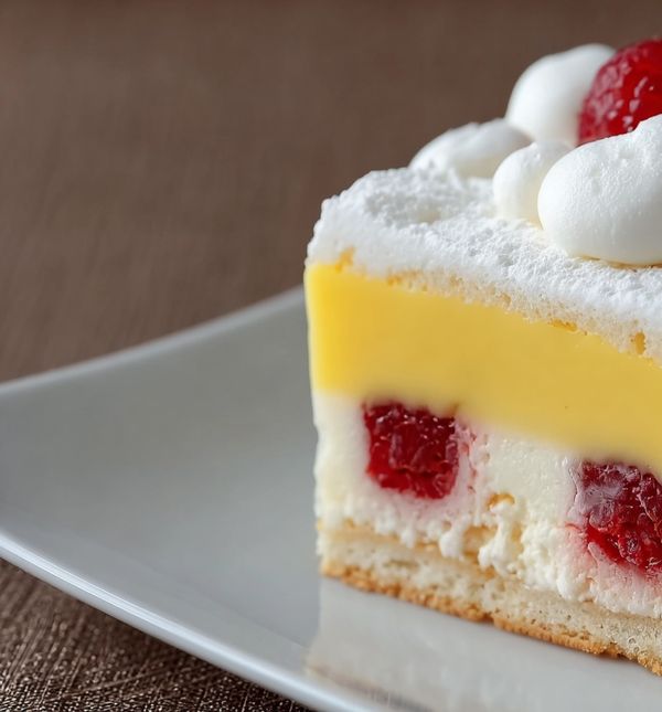 Papin kolač s malinama