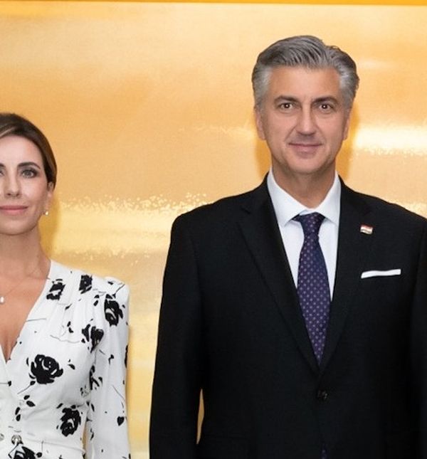 Ana Maslać Plenković i Andrej Plenković