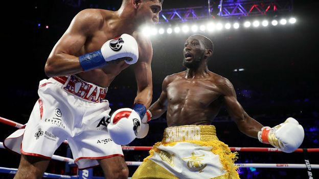 Amir Khan i Terence Crawford (Foto: AFP)