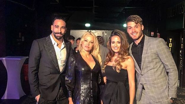 Duje Ćaleta Car, Adriana Đurđević, Pamela Anderson, Adil Rami (Foto: Instagram)