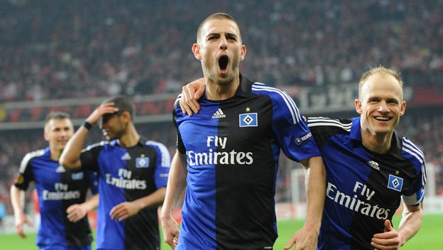 Petrić slavi pogodak u dresu HSV-a (Foto: AFP)