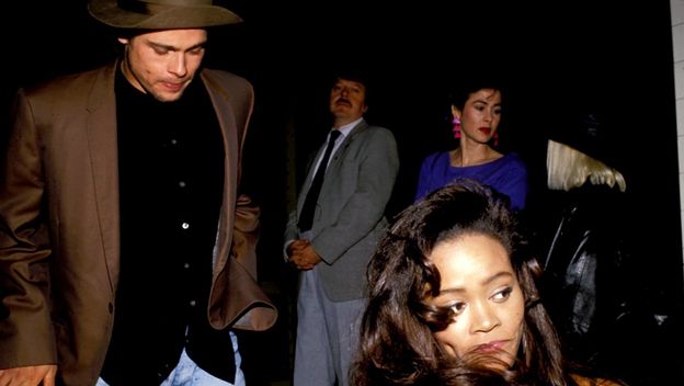 Robin Givens i Brad Pitt