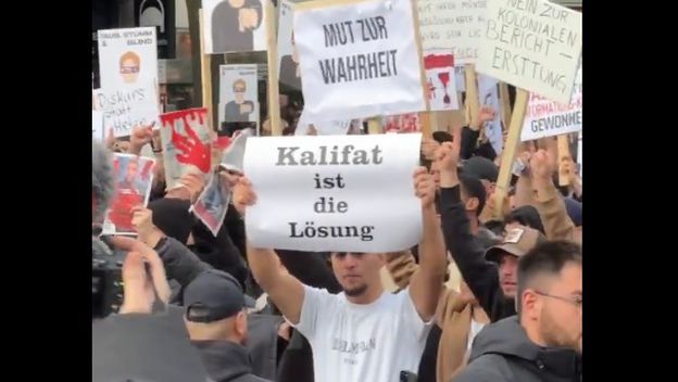 Okupljanje islamista u Hamburgu 27. travnja 2024.